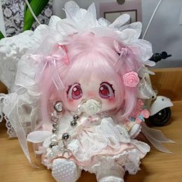 Poupées puella magi madoka magica mignon vêtements de poupée en peluche robe cosplay figure anime peshie jouet de Noël cadeaux