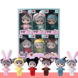 Dolls Reborn Doll Mini Doll Princess Childrens Toy PVC Gift Colorful Box Doll Bjd Doll Set Set S2452202 S2452203