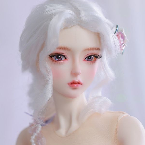 Poupées Shuga Fairy Doll BJD Qing 13 Résine 615cm SD Fairyland Violet Couleur Gaze Jupe Fullset 230427