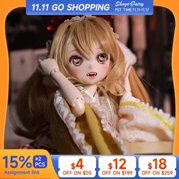 Poppen Shuga Fairy Ezio 1/4 pop BJD lichaam modemodel Fullset hars speelgoed voor kinderen geschenken Jointed Doll Russische pop LS 231118