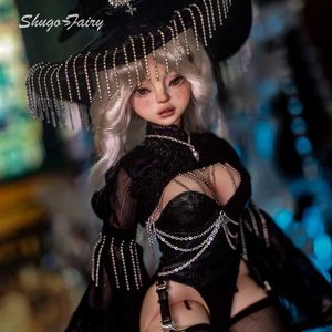 Poppen ShugaFairy Satani Lilith 1/4 Bjd Pop Halloween Heks Demon Stijl Donkerder Party Hoge Kwaliteit Ball Jointed Poppen Speelgoed