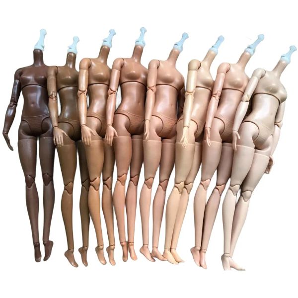 Poupées Slim, corps de Yoga, blanc, marron, café, peau Beige, figurines multicolores, jouets