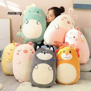 Dolls Squish Pillow Plush speelgoed Dier Kawaii Soft Big Pillow Buddy Gevulde kussen Valentijnscadeau voor kinderen Girl Squishy Cuddly Toy