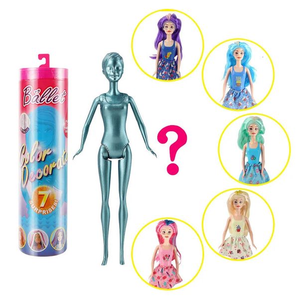 Poupées Surprise poupée imbibée d'eau boîte aveugle jouet couleur changeante princesse changer de vêtements 3 6 ans filles jouer maison jouets 231122