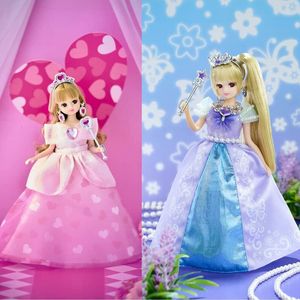 Dolls Tomy Licca Chan Doll LD04 Lavender Butterfly LD03 Hartelijke Princess LD09 Shooting Star Fashion Toy 230811