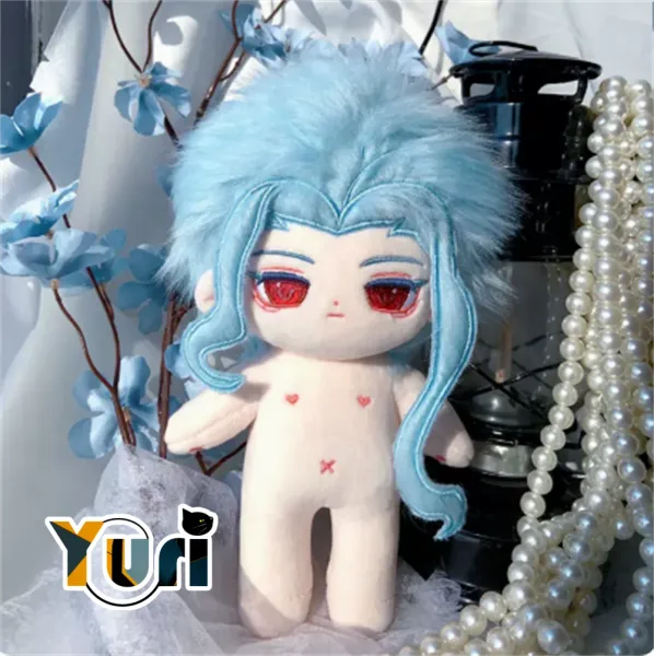 Poupées yuri jeu genshin impact ii dottore le docteur 20cm en peluche de body jouet mignon cosplay fan cadeau c yk