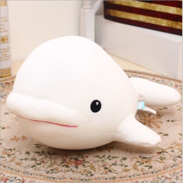 Muñeco de peluche de delfín, muñeco de Pellet de espuma Nano, juguete de peluche Beluga, mascota bonita, regalo de vacaciones creativo, venta al por mayor, paquete gratuito DHL/UPS