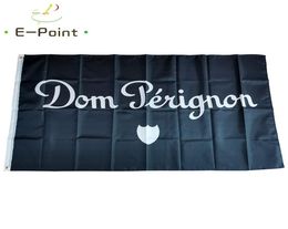 Dom Perignon Champagne Flag 35ft 90cm150cm Banner de poliéster Banner Decoración Flying Home Garden Flags 2918158