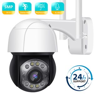 Caméras dôme BESDER 5MP PTZ WiFi Extérieur 4X Vitesse de zoom numérique Mini Sécurité IP 2MP AI Détection humaine DIY Alarme VoiceCCTV 221108