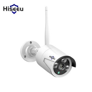 Caméras dôme Hiseeu sécurité IP sans fil pour système de vidéosurveillance 3MP 1080P WIFI vue extérieure étanche Hisee cloud APP 221108