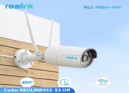 Cámaras domo Reolink 4MP wifi cámara ip 2 4G 5Ghz Onvif visión nocturna infrarroja impermeable AI Detección humana al aire libre RLC 410W cam 2