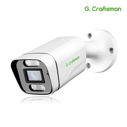 Caméras dôme XMEye 5MP Sécurité Caméra IP POE Détection humaine H.265 Surveillance vidéo extérieure Système de caméra AI GCraftsman 221025