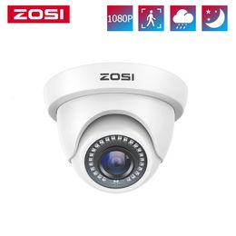 Caméras dôme ZOSI 2.0MP HD 1080P 1920TVL hybride 4-en-1 TVI CVI AHD 960H CVBS caméra dôme CCTV intérieure extérieure pour système DVR de vidéosurveillance à domicile 231208