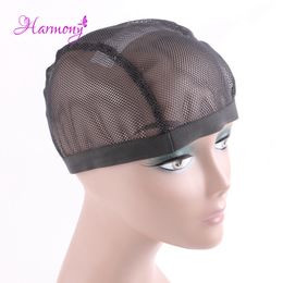 Dome Cornrow pruik caps gemakkelijker naaien in haar rekbare wevend cap elastische nylon mesh net groothandel haarnet