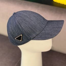 Dome Luxury Hats for Women Nylon Fashion Designer Hat Denim Disdicate Portable Casual Gorras Curved Brim Western Style Baseball Cap accessoires de mode PJ033 E4