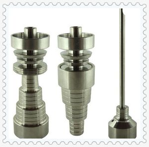 Domeless Nail G2 Titanium con Carb Cap Tool Universal Macho Hembra 10 mm 14 mm 18 mm para tubería de agua de vidrio bong