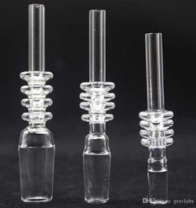 Clou de quartz sans dôme 10 mm 14 mm 18 mm Pointe de quartz pour plate-forme pétrolière Concentré Dab Bongs en verre Clous de quartz vs clou en titane