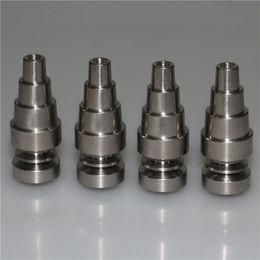 Handgereedschap Domeless titanium nagels kleurrijke ti nagel mannelijk vrouw 6 in 1 14 mm 18 mm koolhydraat dop dabber graad 2 e nagel