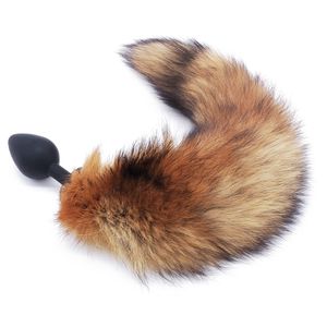 Domi Grappige Volwassen Sex Producten Nieuwe Hot Koop Romantiek Fox Tail Sexy Silicone Butt Plug S18101309