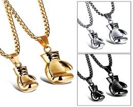 Dominante Bokshandschoenen Lange Ketting Heren Colar Kettingen Hangers Lange Neckless Dames Heren Nieuwe Halsband Ogrlica Halskette7803470