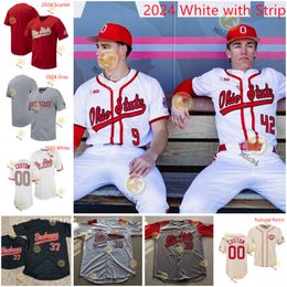 Dominic CANZONE Ohio State Buckeyes Jersey Conner Pohl Jake Vance Seth Lonsway Garrett Burhenn Zach Dezenzo Customed Ohio State Baseball Jerseys