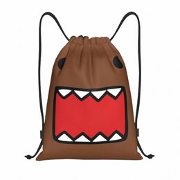 Domo Kun Drawstring sac à dos sport Sports Sackpack Sacs Sacs pour l'exercice K4A0 #