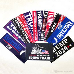 Donald Trump 2020 Auto Sticker America President Election Sticker Fashion Mode Exquisite Stickers Home Garden Waterdichte stickers WVT0428 Hoogste kwaliteit