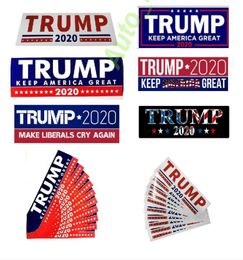 Donald Trump 2020 pegatinas de coche pegatina para parachoques Keep Make America gran calcomanía para estilo de coche vehículo Paster6082410
