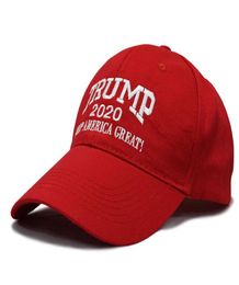Donald Trump 2020 Capas de letras Bordado Capilla de béisbol curva de algodón Make America Great Adultos para hombres Sport Sport Sun Visor Epac52999495