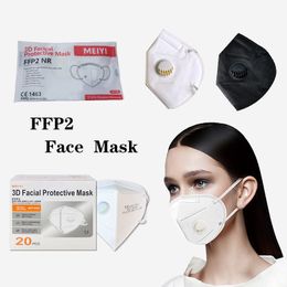 Masque FFP2 avec valve respiratoire Certification CE UE FFP2 Maske Protection 5 couches FFP2 Maschera Livraison gratuite