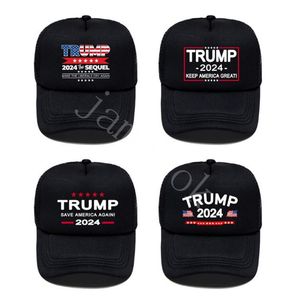 Donald Trump 2024 Baseball Caps Mannen Heup Hop Cap Ademend Mesh Sun Hats DE292