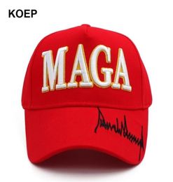 Donald Trump 2024 Cap VS Vlag Baseball Caps MAGA Trump Handtekening President Hoed 3D Borduren Drop 2205272180971