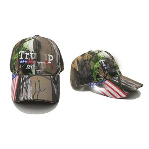 Party Hoeden Donald Trump 2024 Hoed Camouflage Usa Vlag Baseball Hoeden Kag Make America Great Again President Maga Camo caps C235