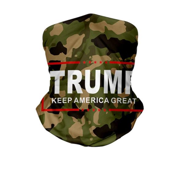 Donald Trump 3D Bandanas Mascarilla Mágica Pañuelo Mutil Propósito Montar al aire libre Mascarillas Tubo Cuello Pañuelos Sport Print Bandana