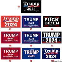 Donald Trump Drapeaux 3x5 FT 2024 Re-élection Prenez l'Amérique Drapeau de dos avec des œillets en laiton Patriotique extérieur décoration intérieure bannière expédition rapide