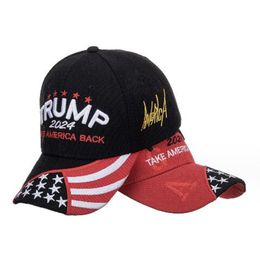 Donald Trump pour le président 2024 Trucker Hat USA Flag Baseball Take America Back Cap Président 3D broderie imprimé Caps les États-Unis