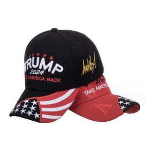 Donald Trump pour le président 2024 Trucker Hat USA Flag Baseball Take America Back Cap Président 3D broderie imprimé Caps les États-Unis