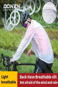DONEN Veste de cyclisme imperméable UPF30 VTT Vélo Vélo Veste de pluie chubasquero impermeab Sport de plein air Coupe-vent Cycle Clothing3707224