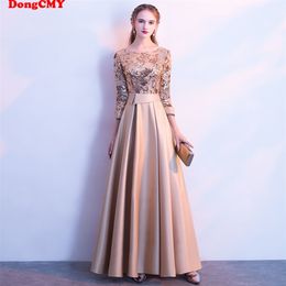 Dongcmy lang formeel lovertjes prom jurken feest nieuw plus size robe de soiree jurk lj200821