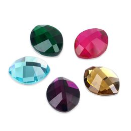 Dongzhou Kristalvormige Platte Bodem Glas Diamant DIY Accessoires Mobiele Telefoon Shell Sticker Diamant Kleding Schoenentas Decoratieve Diamant