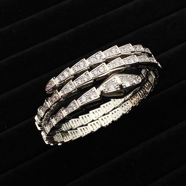 Bracelet Donia bijoux bracelet de luxe bracelet à ongles exagéré micro-incrusté zircon cadeau titane acier manchette nlay diamant créateurs de mode avec boîte