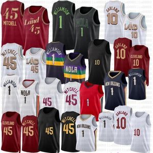 2024 City Donovan Mitchell Jersey Cleveland's Darius Garland Zion Williamson-truien