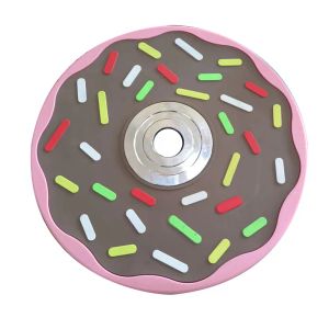 Donut CPU rebanadas de barra película de barra con agujero grande levantamiento de pesas austriaco entrenamiento en cuclillas equipo deportivo