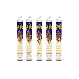 Tubes Doob avec 5 options autocollants Cônes préroulés tube d'emballage cali coucher de soleil gelato aigre tangie