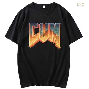 Doom Cum chemise Vintage graphique T-shirt femmes T-shirt femmes mode d'été à manches courtes T-shirt enfants garçon Hip Hop hauts