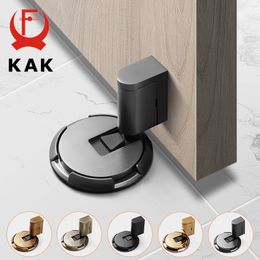 Fermetures de porte KAK Butée magnétique robuste Butée mécanique Support réglable Autocollant non perforé Quincaillerie pour meubles 221007