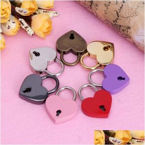 Verrons de porte Coeur Forme Vintage MINI MINI CADICK SMAL SAGLE VALASE LAGE LAGE JOURNAL LOCK LOCK LOCATION AVEC WILD 0728 DROP DIVROYAGE HO DHXKO