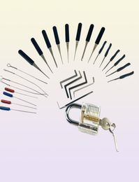 Deursloten slotenmaker Tool Kit Beginner Lockpicking -spelset Meerdere tools Clear Lock -combinatie Grappige geschenken voor mannen 2209063690918