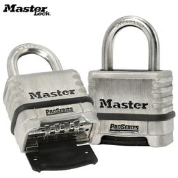 Cerraduras de puertas Master Lock 1174 Contraseña ProSeries Acero inoxidable Antirrobo Candado impermeable Dormitorio en casa Combinación al aire libre 231115