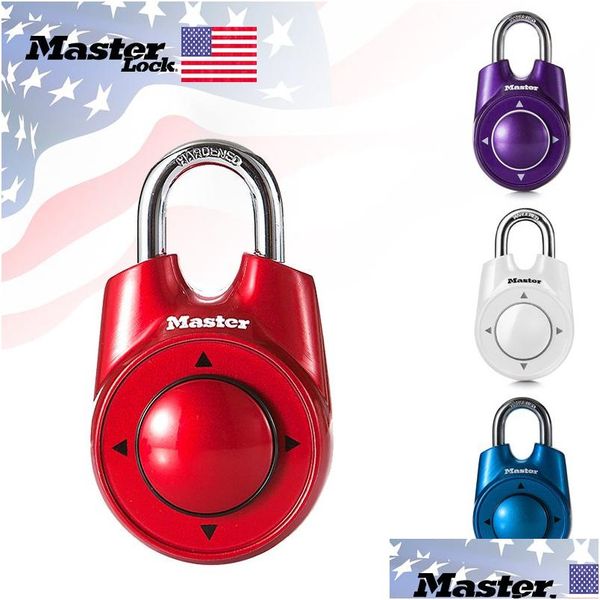 Serrures de porte Master Lock Combinaison Directionnelle Mot de passe Cadenas Portable Gym School Health Club Casier de sécurité Couleurs assorties Y200 Dh1TF